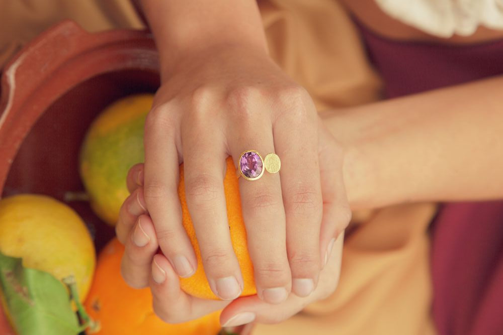 Olivia Amethyst Ring