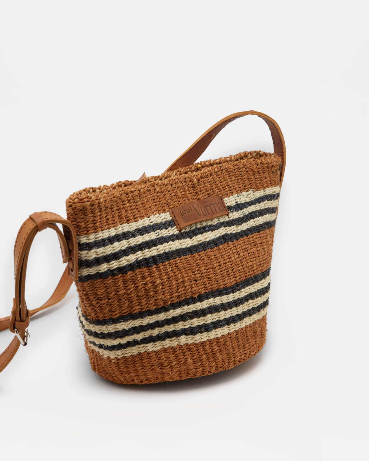 Bolso capazo de sisal artesanal - Terra Medium
