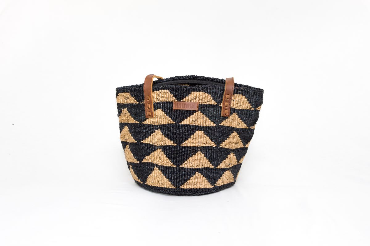 Bolso capazo de sisal artesanal - Modelo Namibia