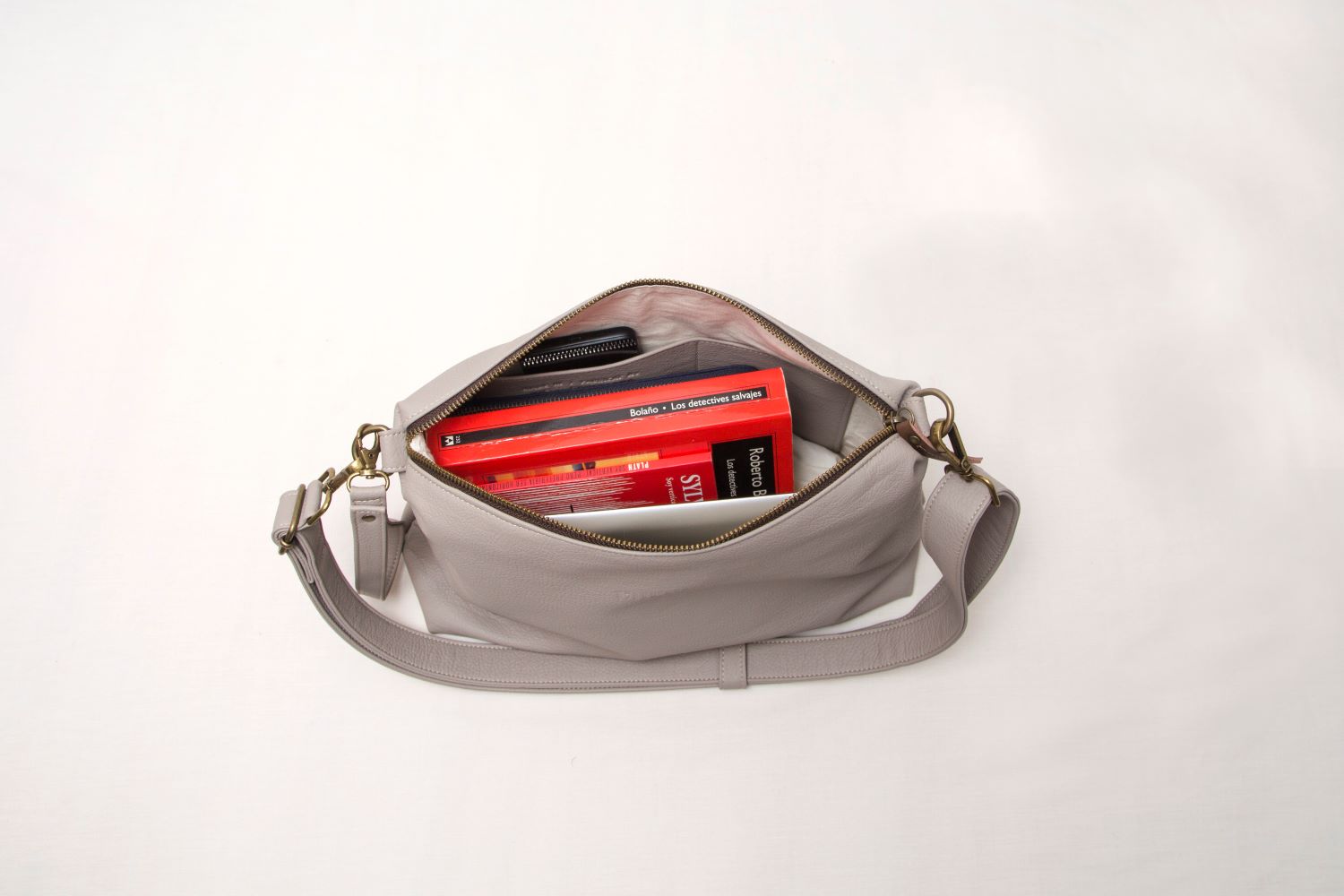 Vegan Leather Bag - Estel Model - Beige