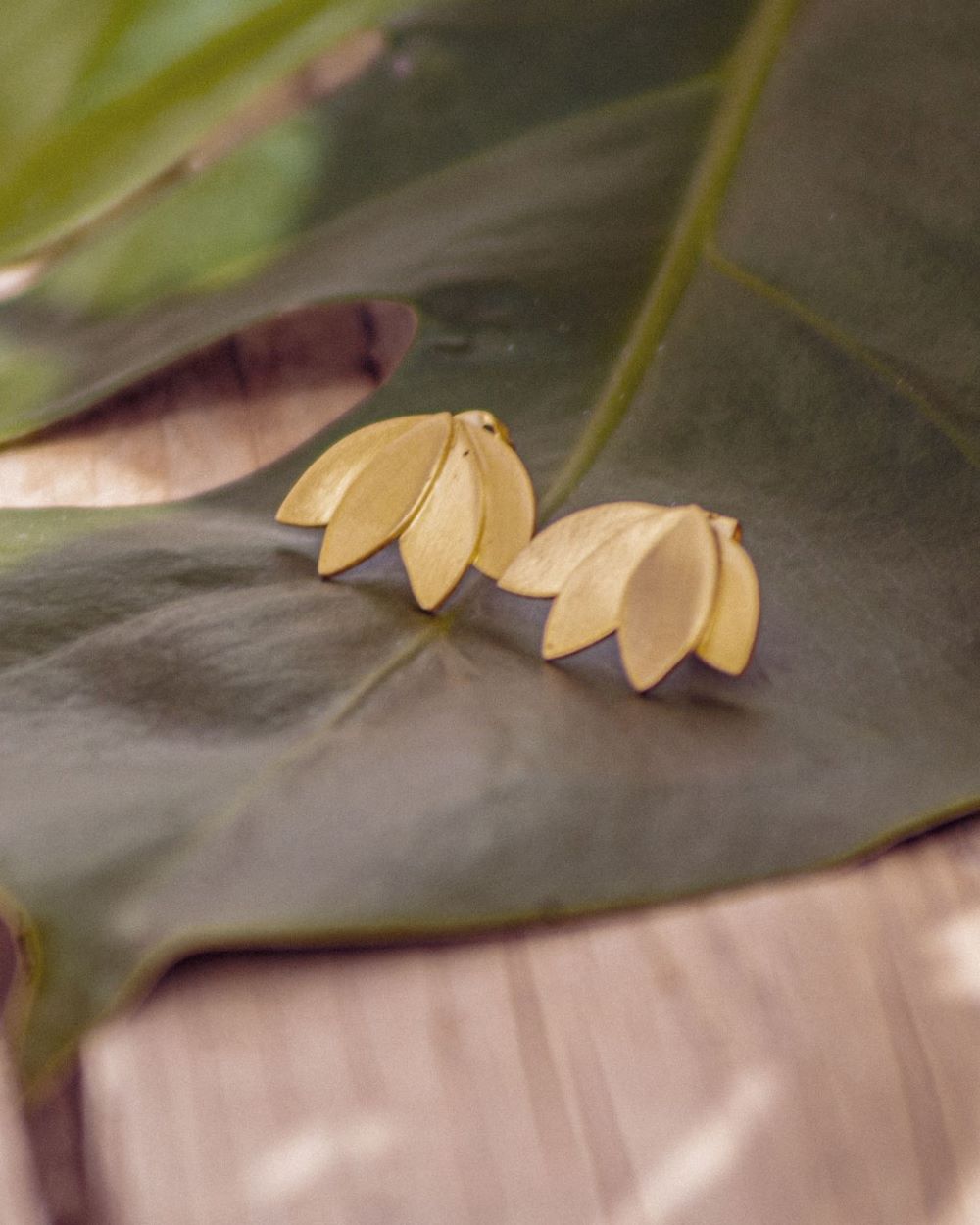 Pendientes Palmira Gold