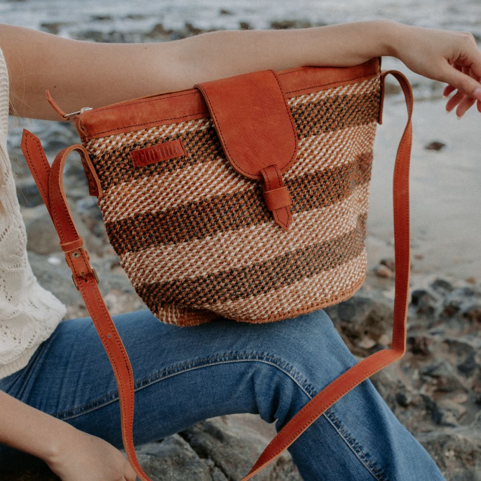 Bolso de Sisal - Capazo Artesanal - Modelo Zambia