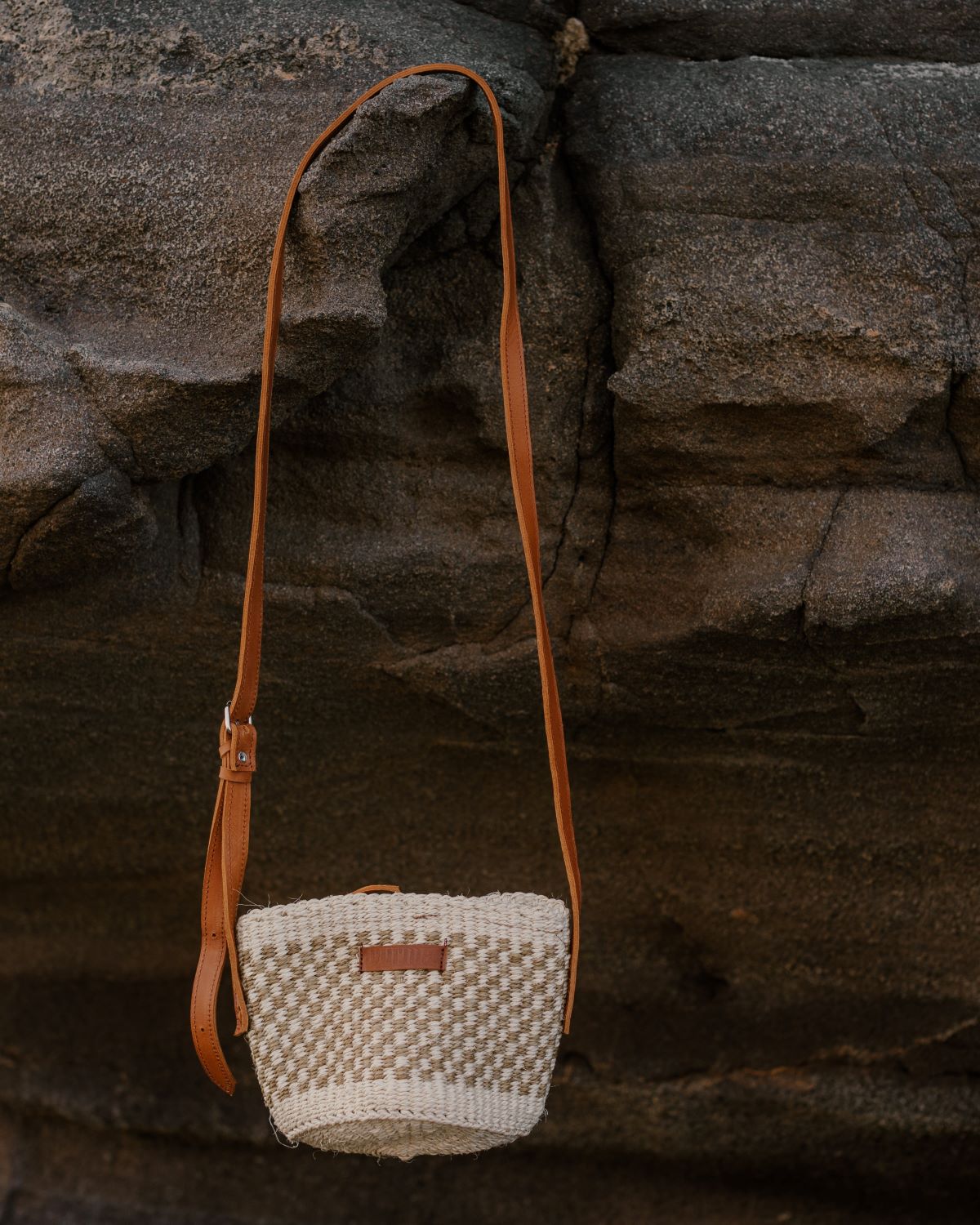 Sisal Bag – Handmade Carrycot – Marine Small Model