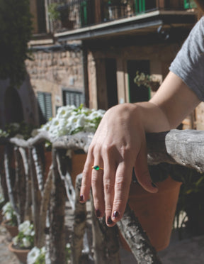 Anillo Allegra Ónix Verde