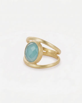 Aqua Coral Ring