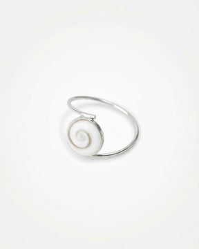 Anillo Galilea de plata 925 con piedra de Santa Lucía de 12 mm