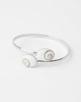 Pulsera ajustable de plata de ley 925 con piedra de Santa Lucía y diseño minimalista