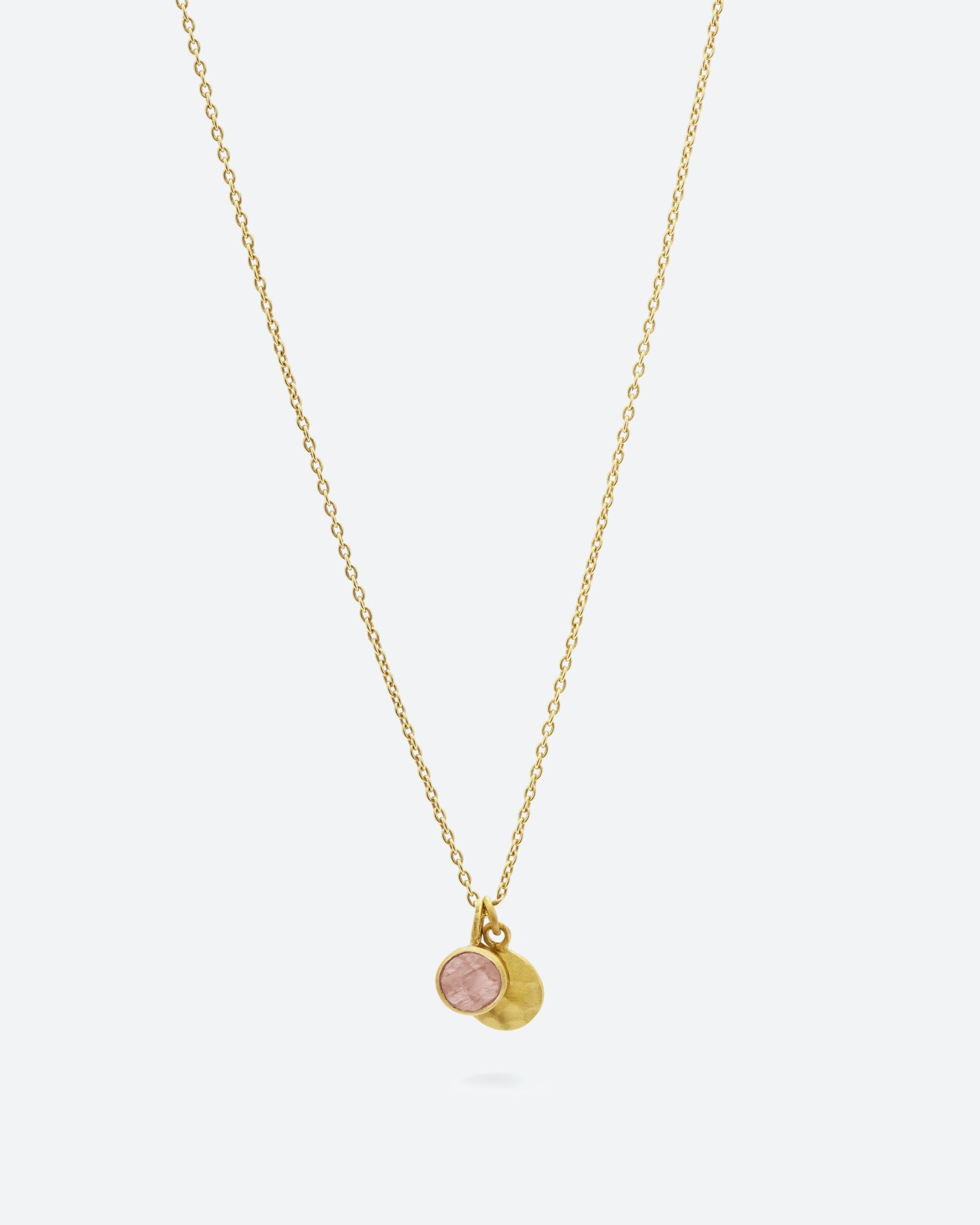 Collar Ione - Cuarzo Rosa