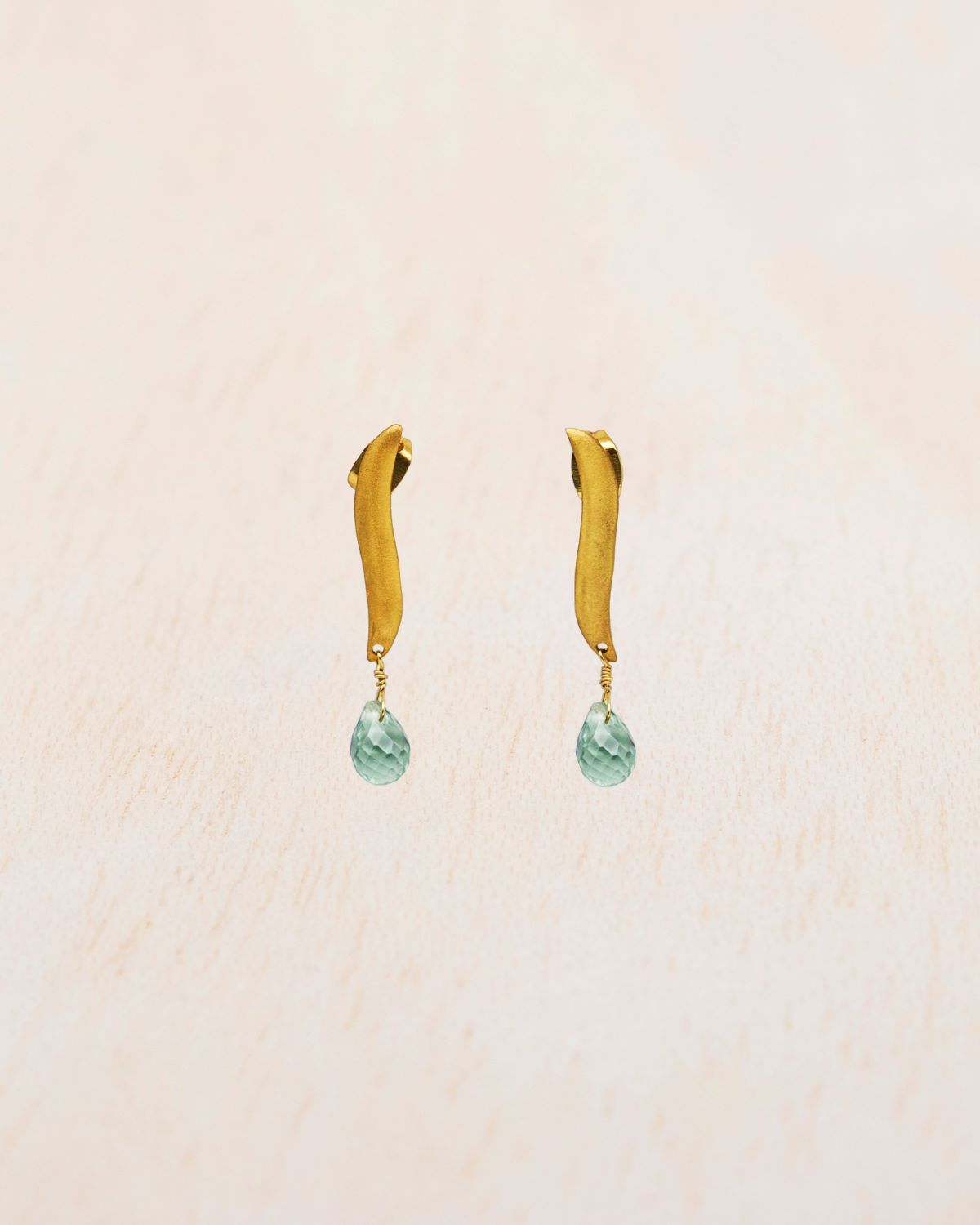 Pendientes Posidonia Amatista Verde