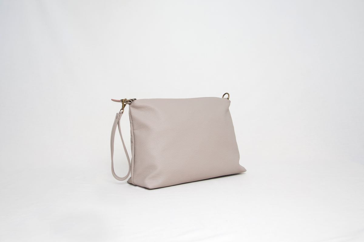 Vegan Leather Bag - Estel Model - Beige