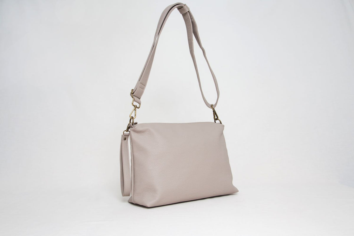 Vegan Leather Bag - Estel Model - Beige