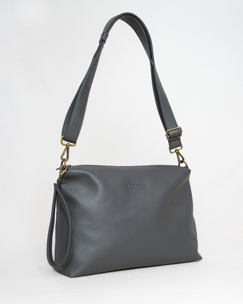 Vegan Leather Bag - Estel Model - Marengo