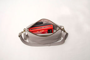 Bolso Cuero Vegano - Modelo Estel - Beige