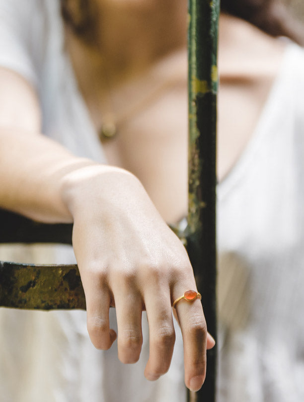 Anillo Allegra Cornalina