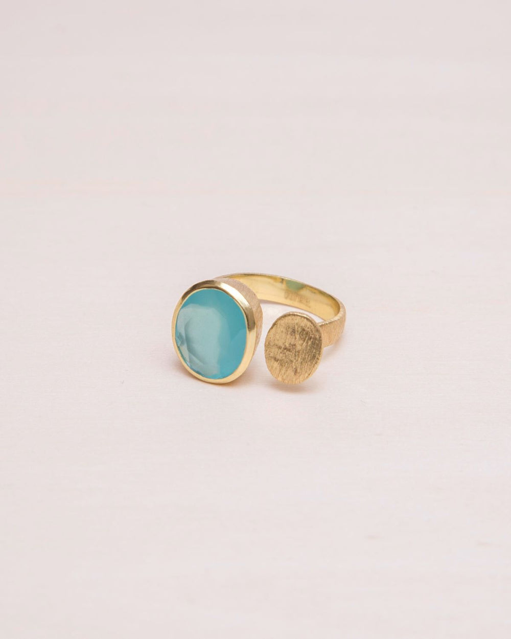 Anillo Olivia - Aqua Calcedonia
