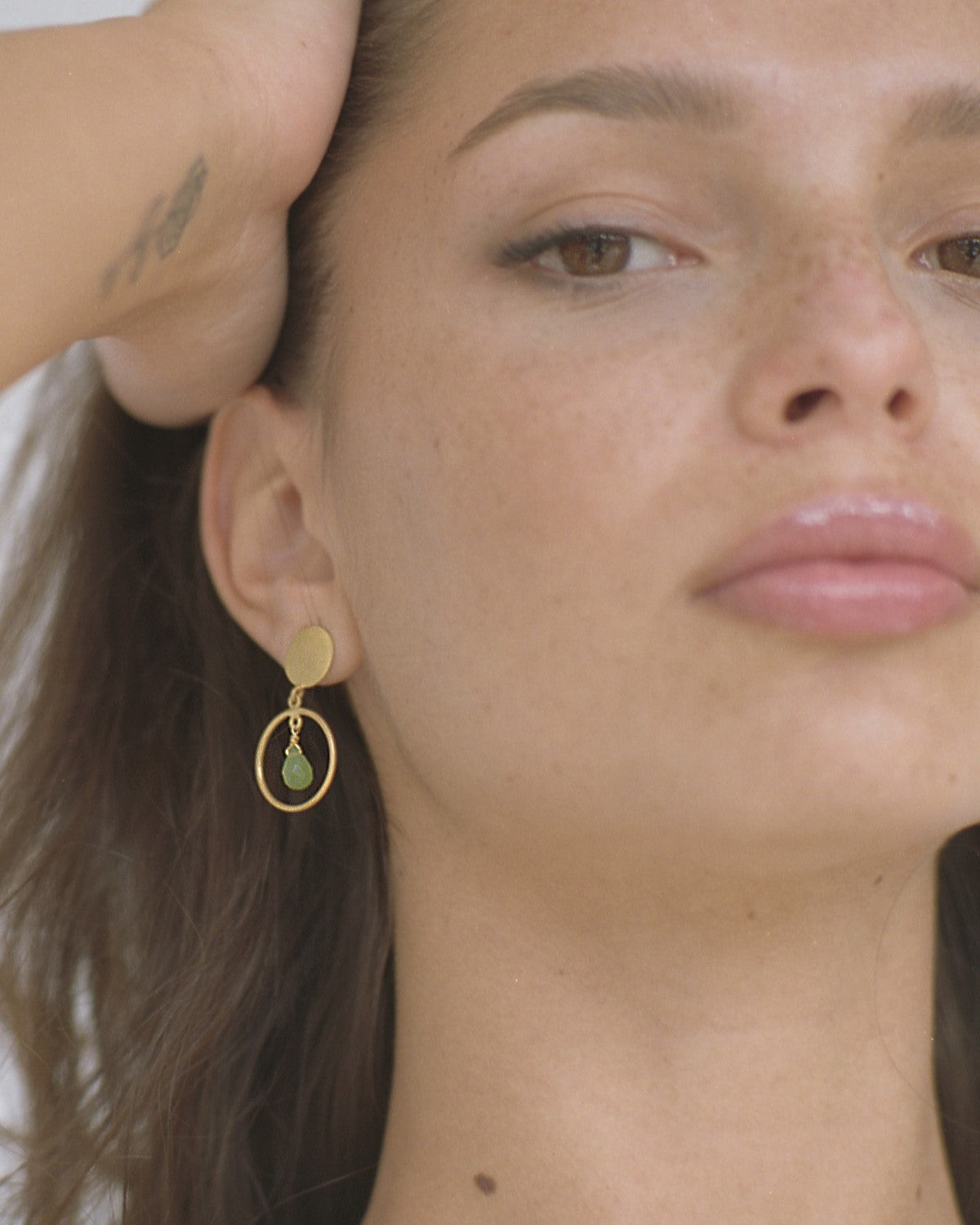 Pendientes Art Déco Aventurine