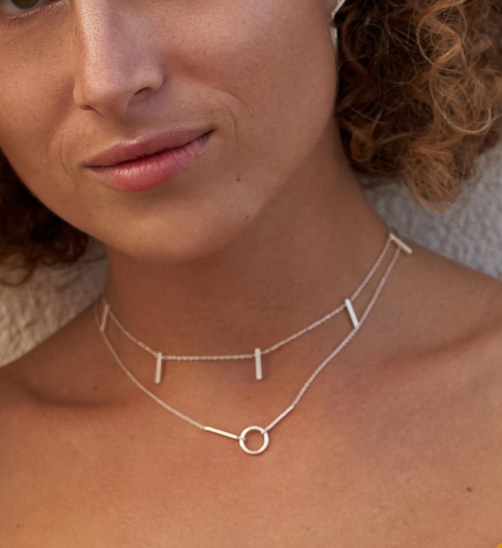 Collar Ara - Plata