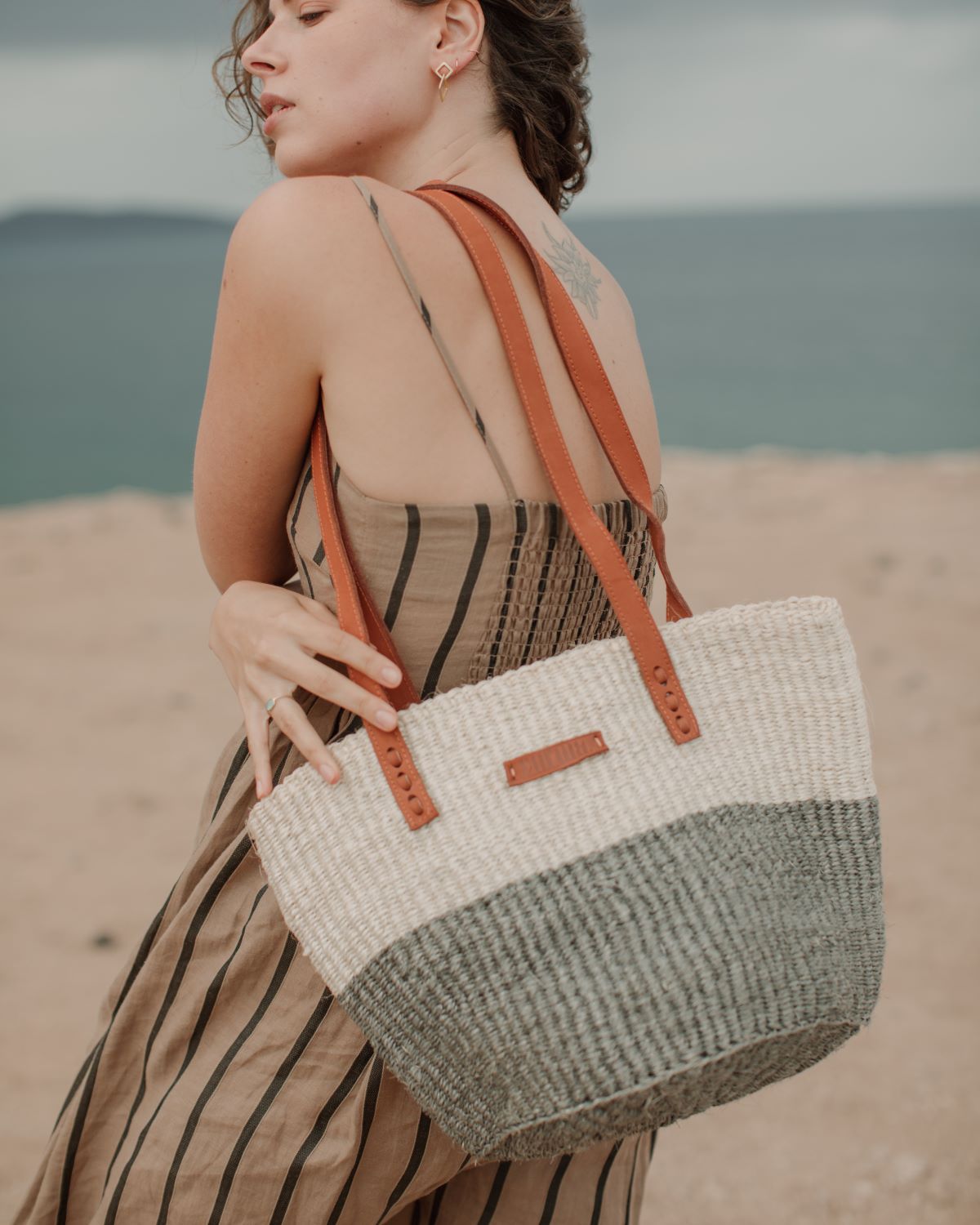 Bolso de Sisal - Capazo Artesanal - Modelo Mzizi