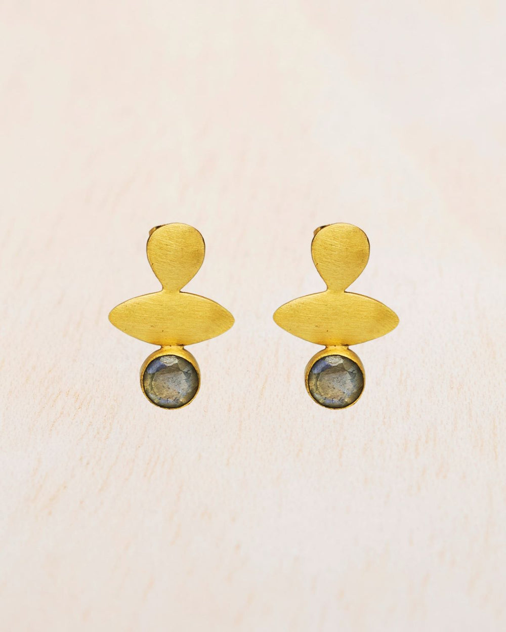 Pendientes Thelma - Labradorita