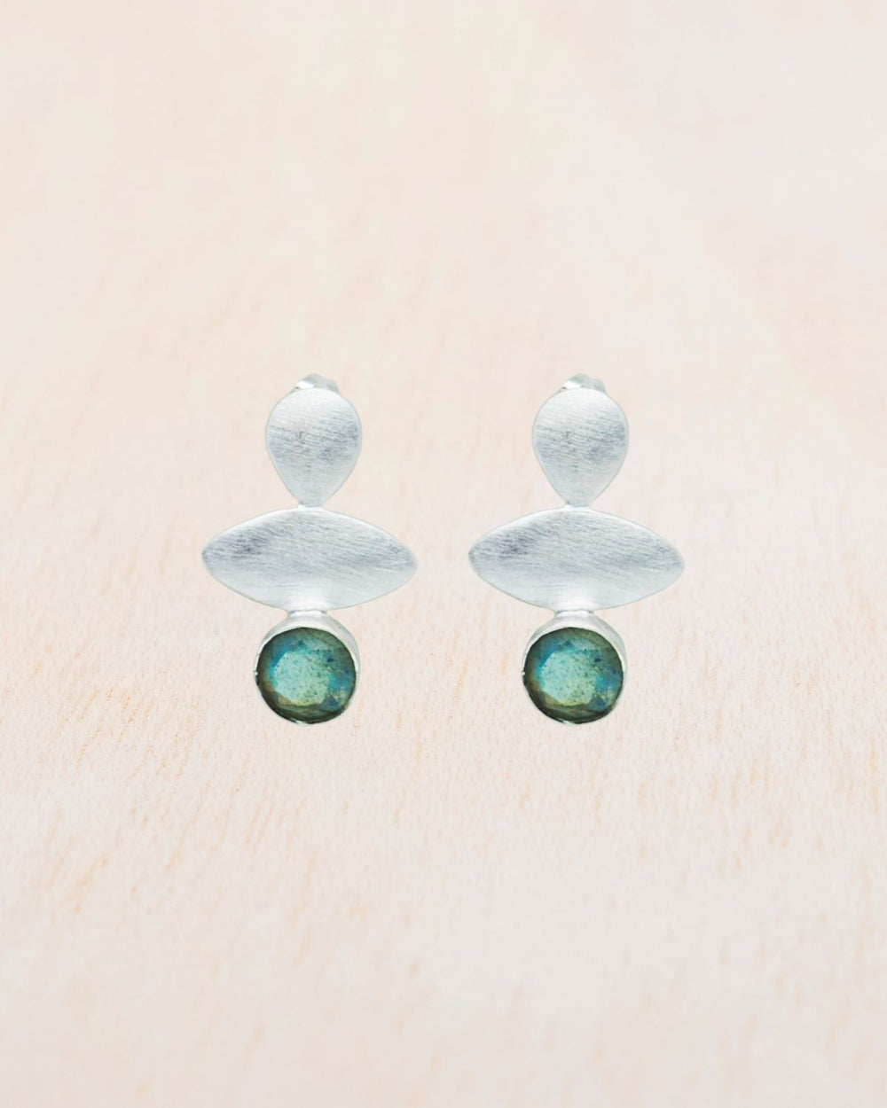 Pendientes Thelma - Labradorita