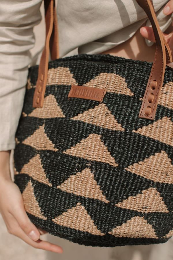 Bolso capazo de sisal artesanal - Modelo Namibia