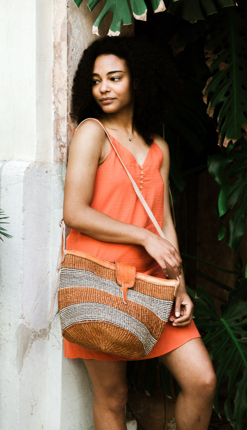 Bolso Capazo grande de sisal - Togo